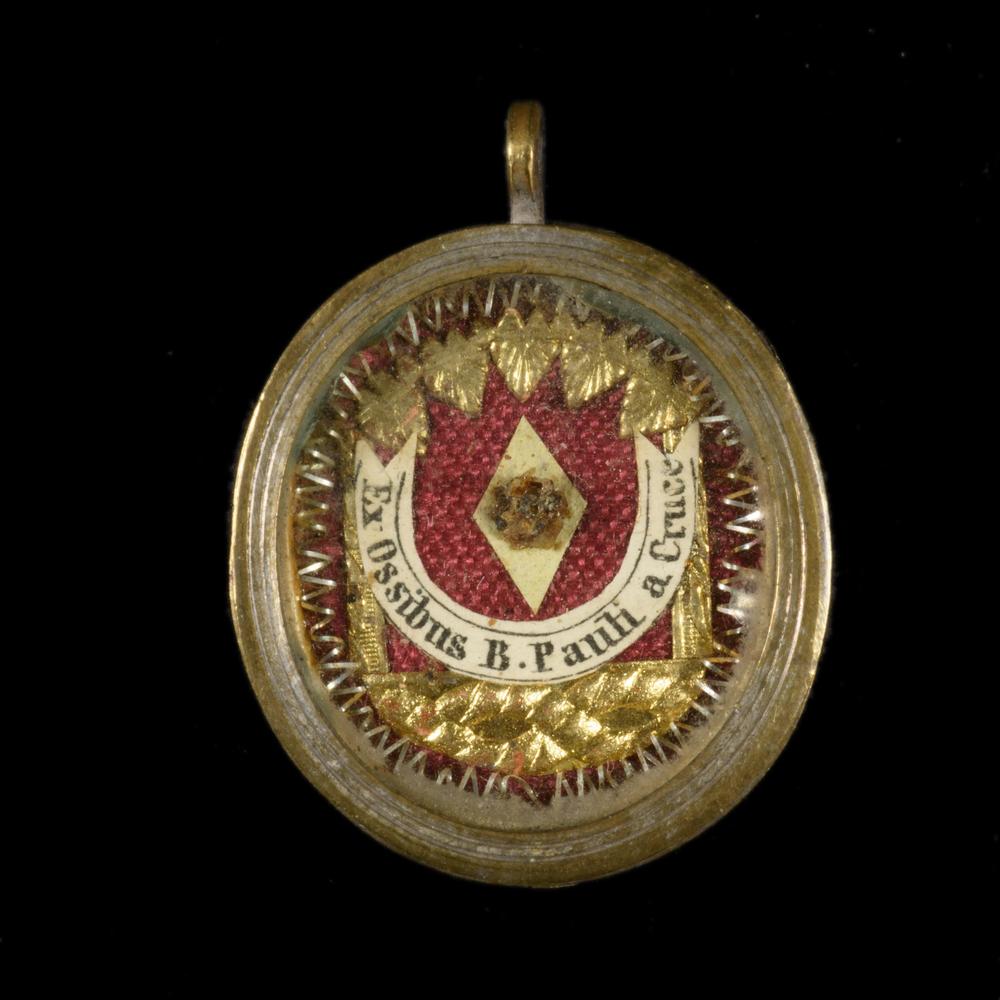 FIRST-CLASS RELIC OF SAINT PAUL OF THE CROSS - RELICS