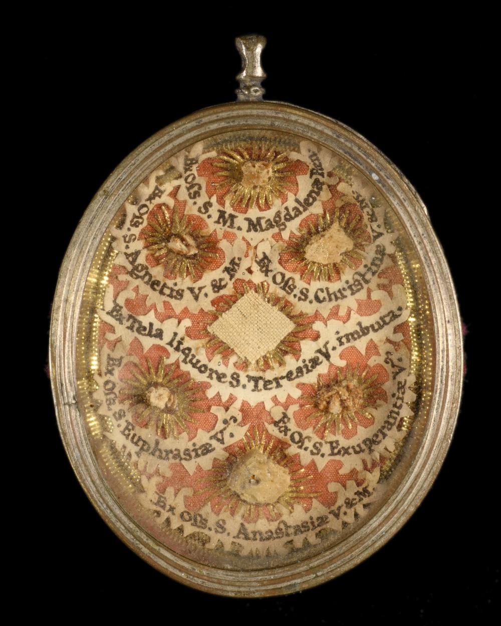 RELIQUARY 7 SAINT RELICS - RELICS