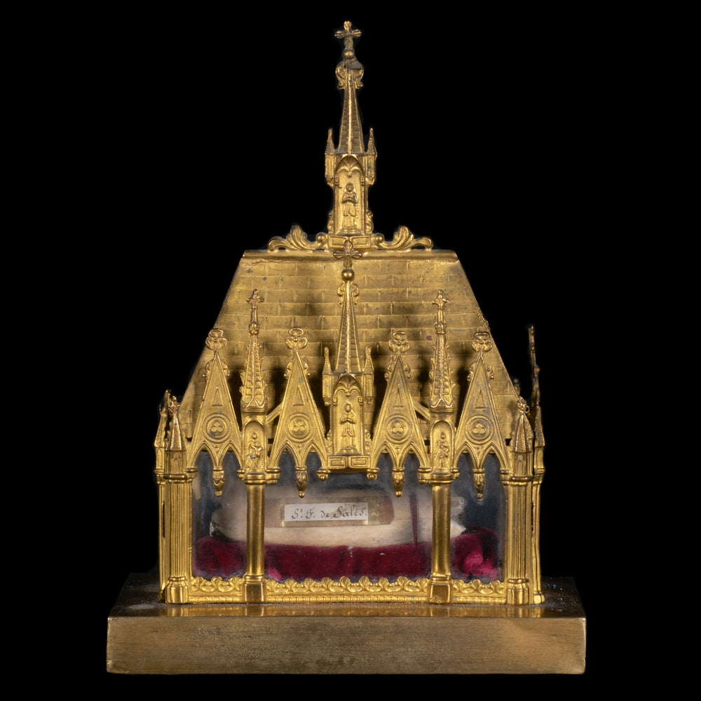 RELIQUARY EX OSSIBUS SAINT FRANCOIS DE SALES - RELICS