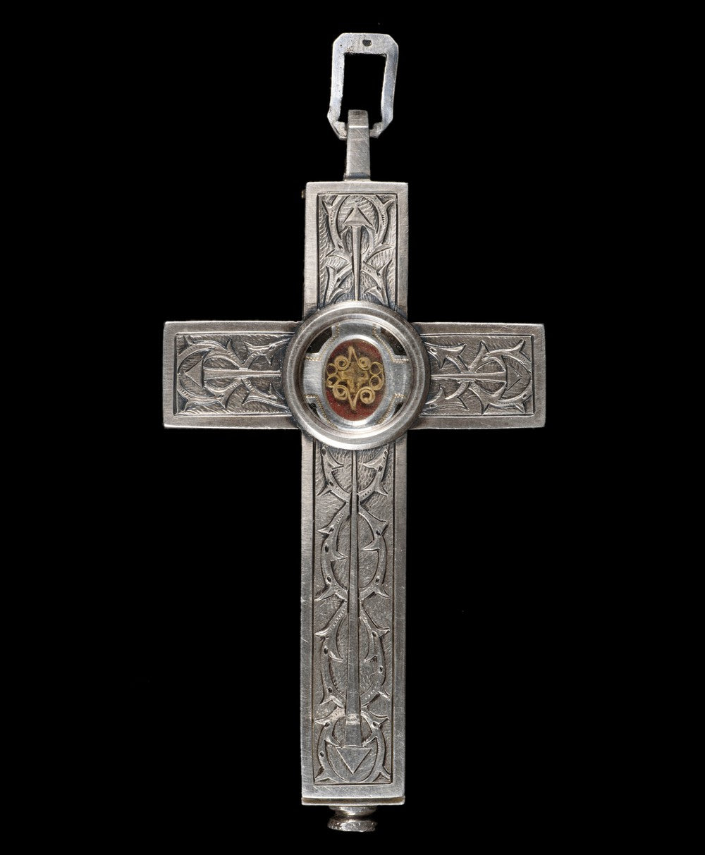 RELIQUARY OF THE TRUE CROSS SILVER - RELICS