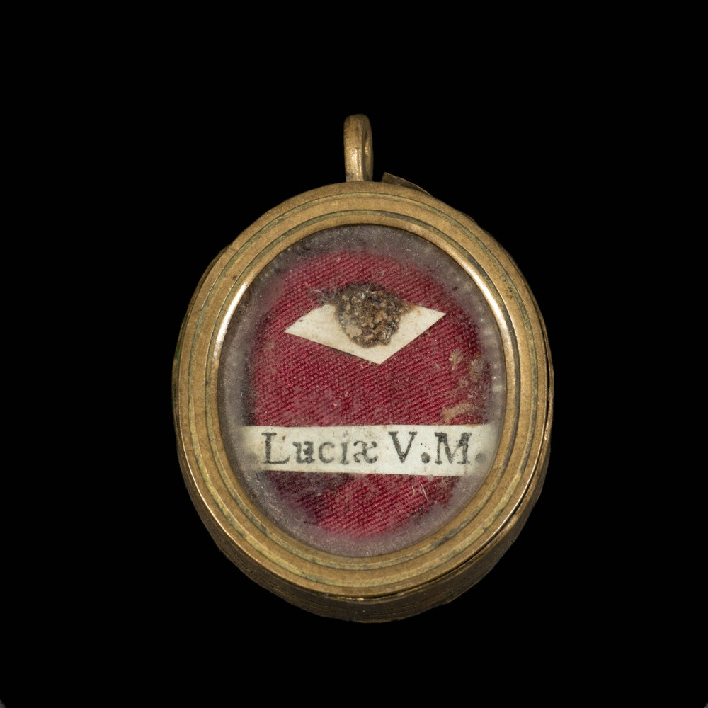 RELIQUARY, RELIC OF SAINT LUCIA - RELICS