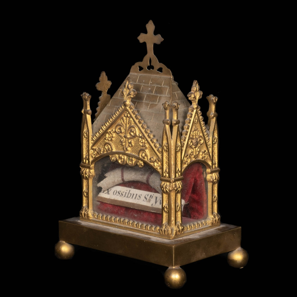 RELIQUARY SAINT YVON PATRON SAINT OF LAWYERS - RELICS