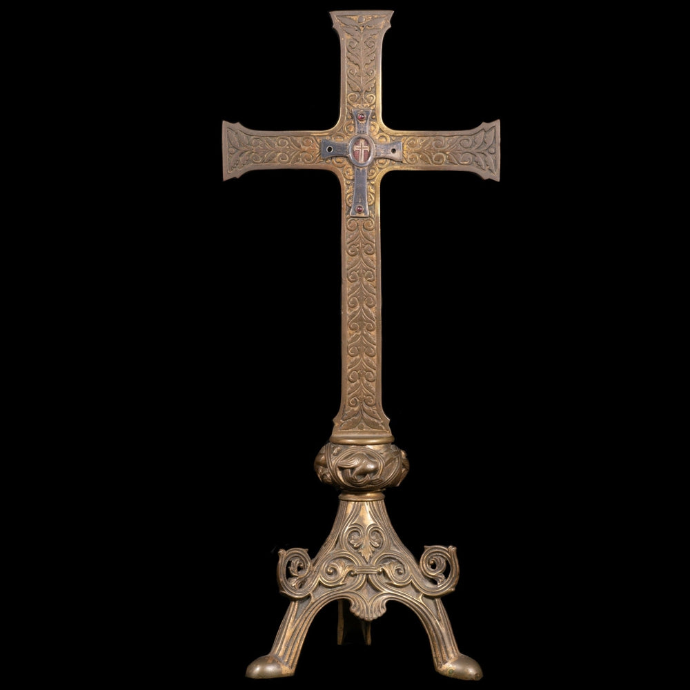ROMAN RELIQUARY CROSS RELIC OF THE TRUE CROSS - RELICS