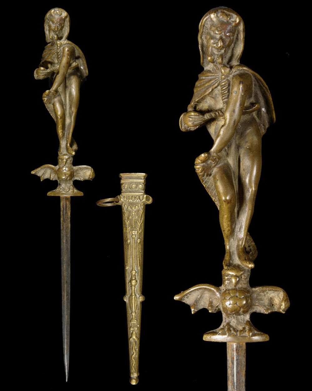 SATANIC OCCULT CEREMONY RITUAL DAGGER - RELICS