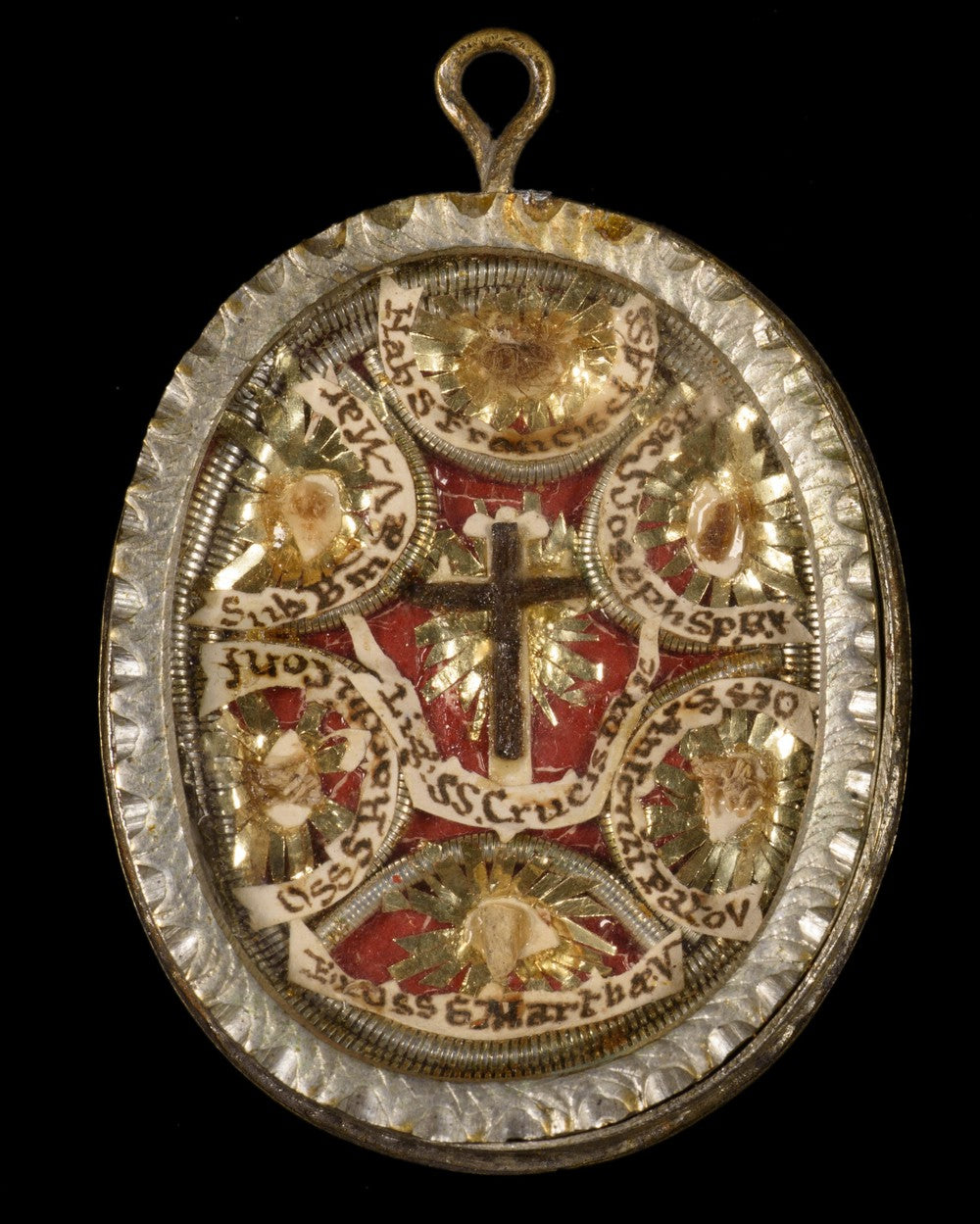 TRAVEL RELIQUARY, RELIC OF THE TRUE CROSS