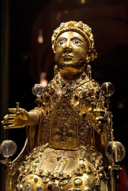 Le reliquaire d'or de Sainte-Foy-RELICS