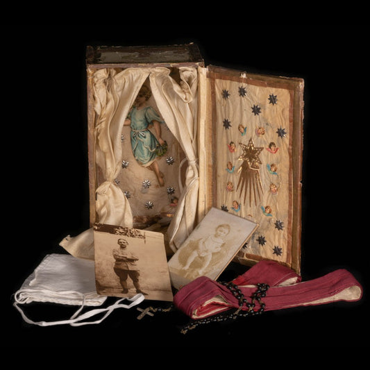 ALTAR BOX FROM A CONVENT - RELICS - ODDITIES 