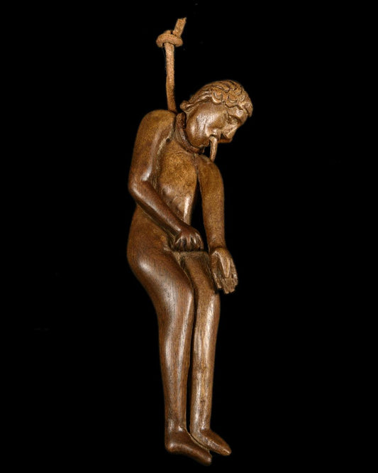 ANTIQUE FIGURINE OF A HANGED MAN - RELICS