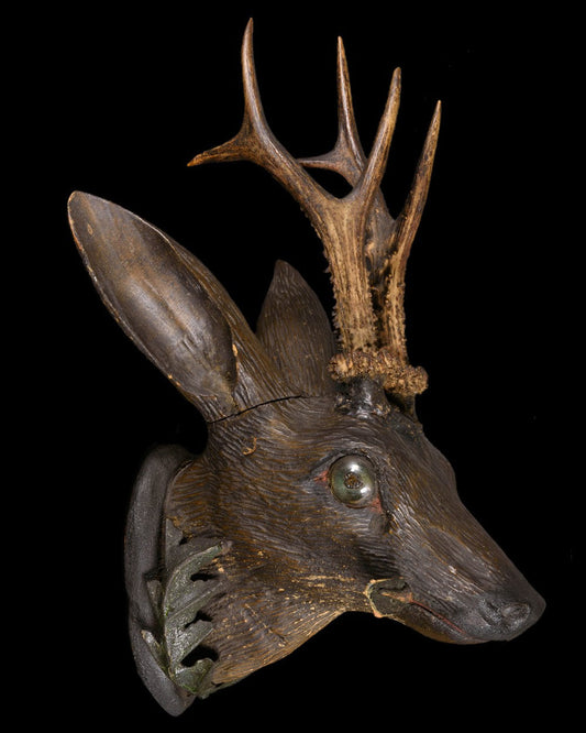 BLACK FOREST DEER HEAD - RELICS