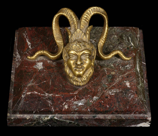 BRONZE FACE OF THE GOD PAN - RELICS