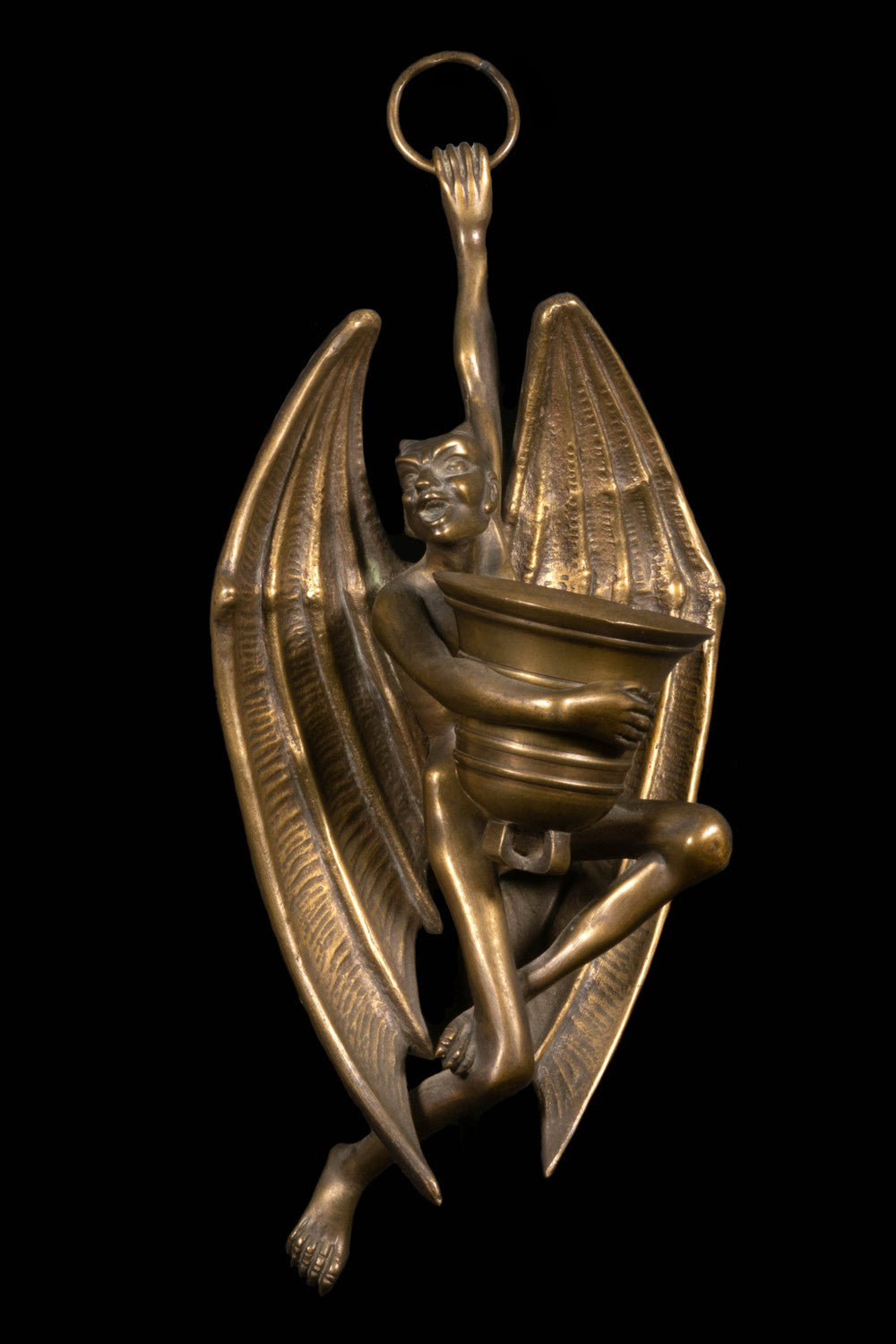 BRONZE THE DEVIL FLIES WITH THE CHURCH BELL - RELICS