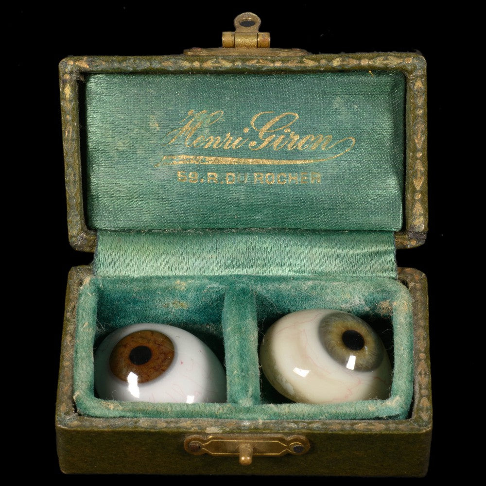 GLASS EYE BOX late 19th century | RELICS