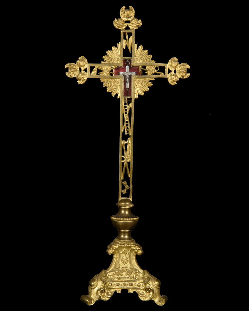 CROSS OF THE PASSION RELIQUARY OF THE TRUE CROSS - RELICS