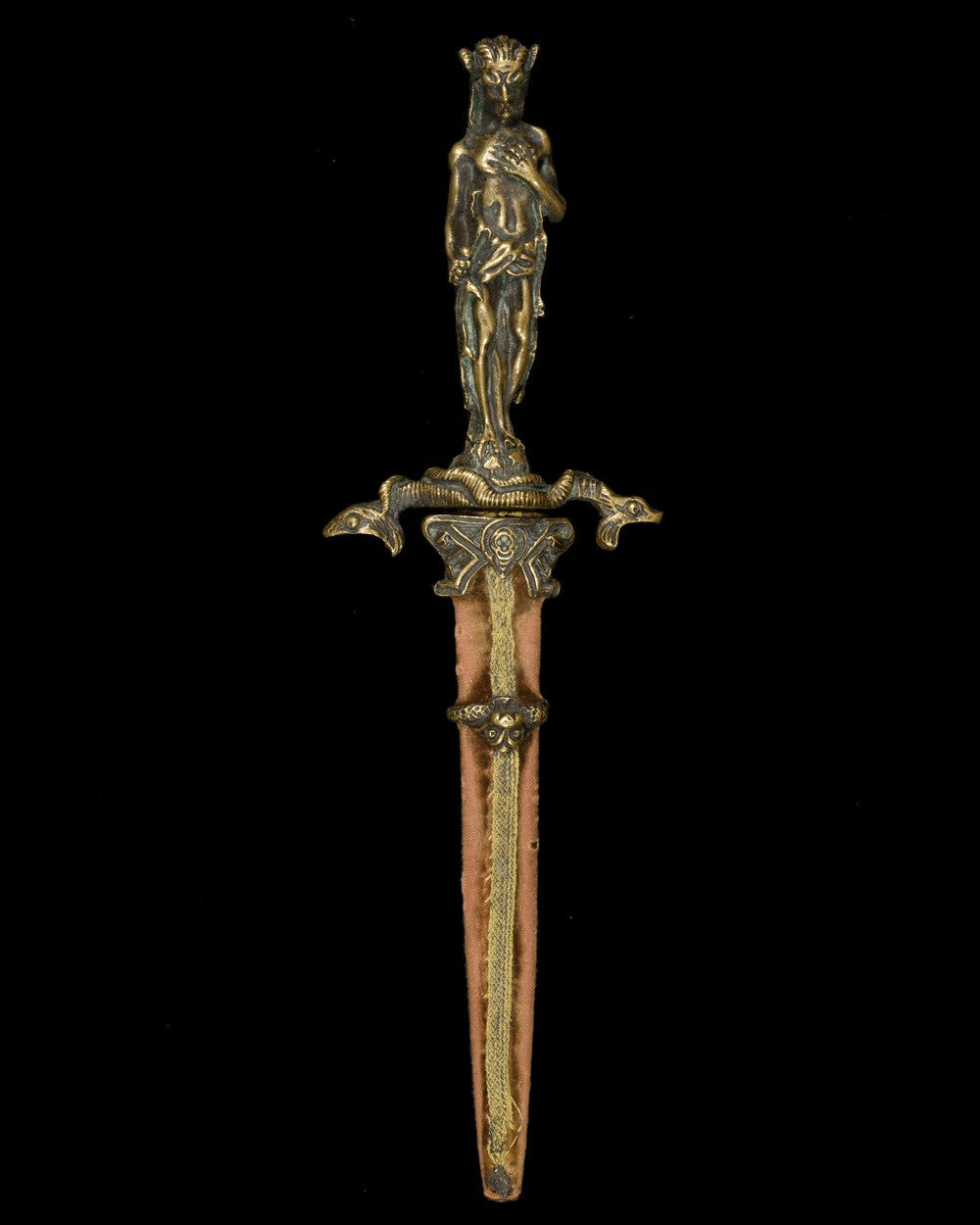 Wizard Ritual Dagger DEVIL AND SNAKE CEREMONY RITUAL DAGGER | RELICS