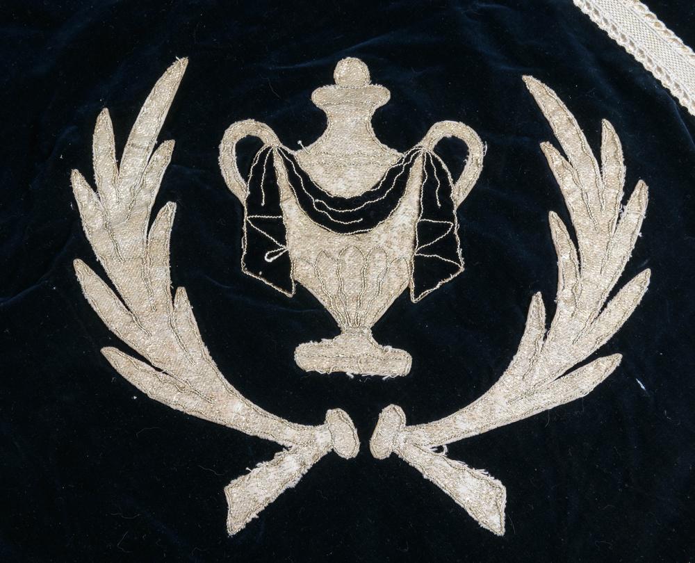 DRAP MORTUAIRE POUR CERCUEIL - 19eme siècle - RELICS