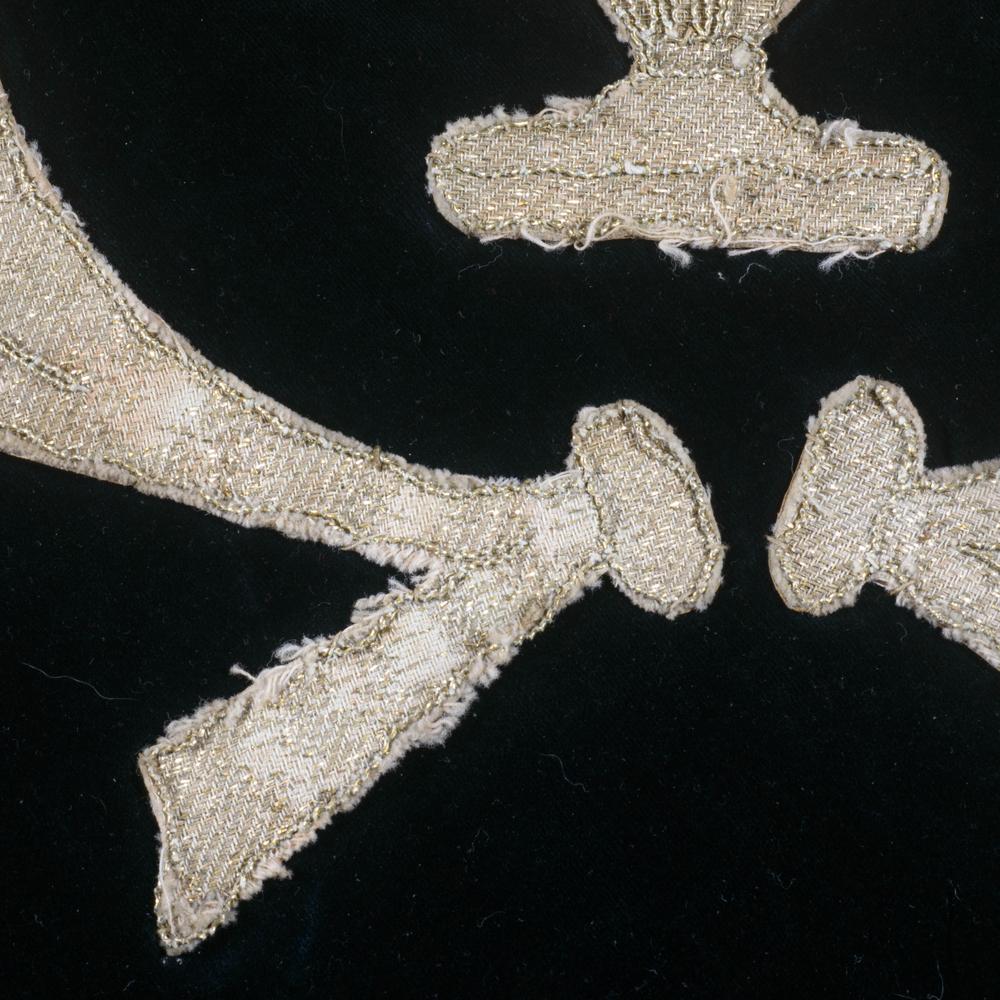 DRAP MORTUAIRE POUR CERCUEIL - 19eme siècle - RELICS