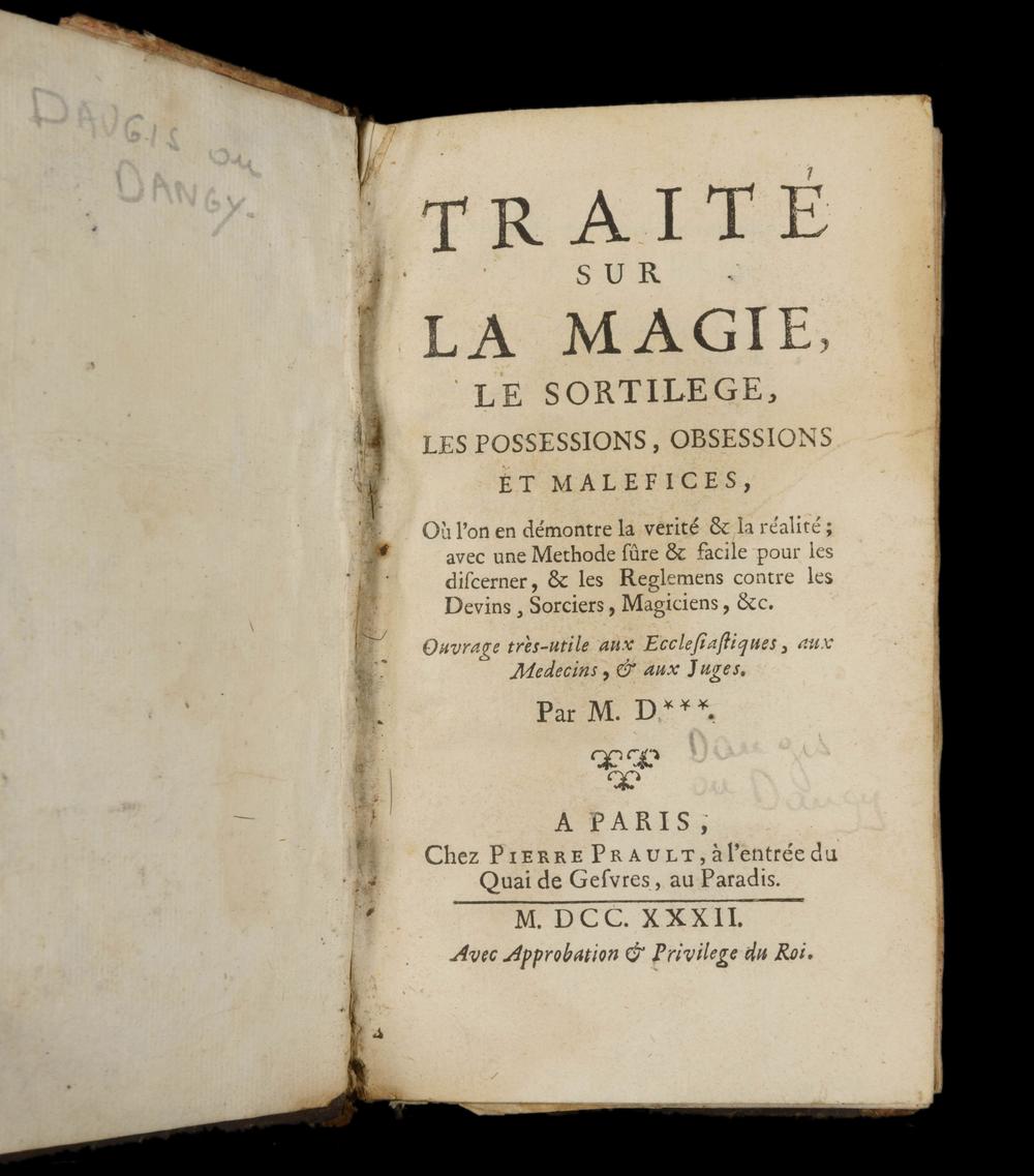 Daugis – Traité sur la magie (1732) - RELICS