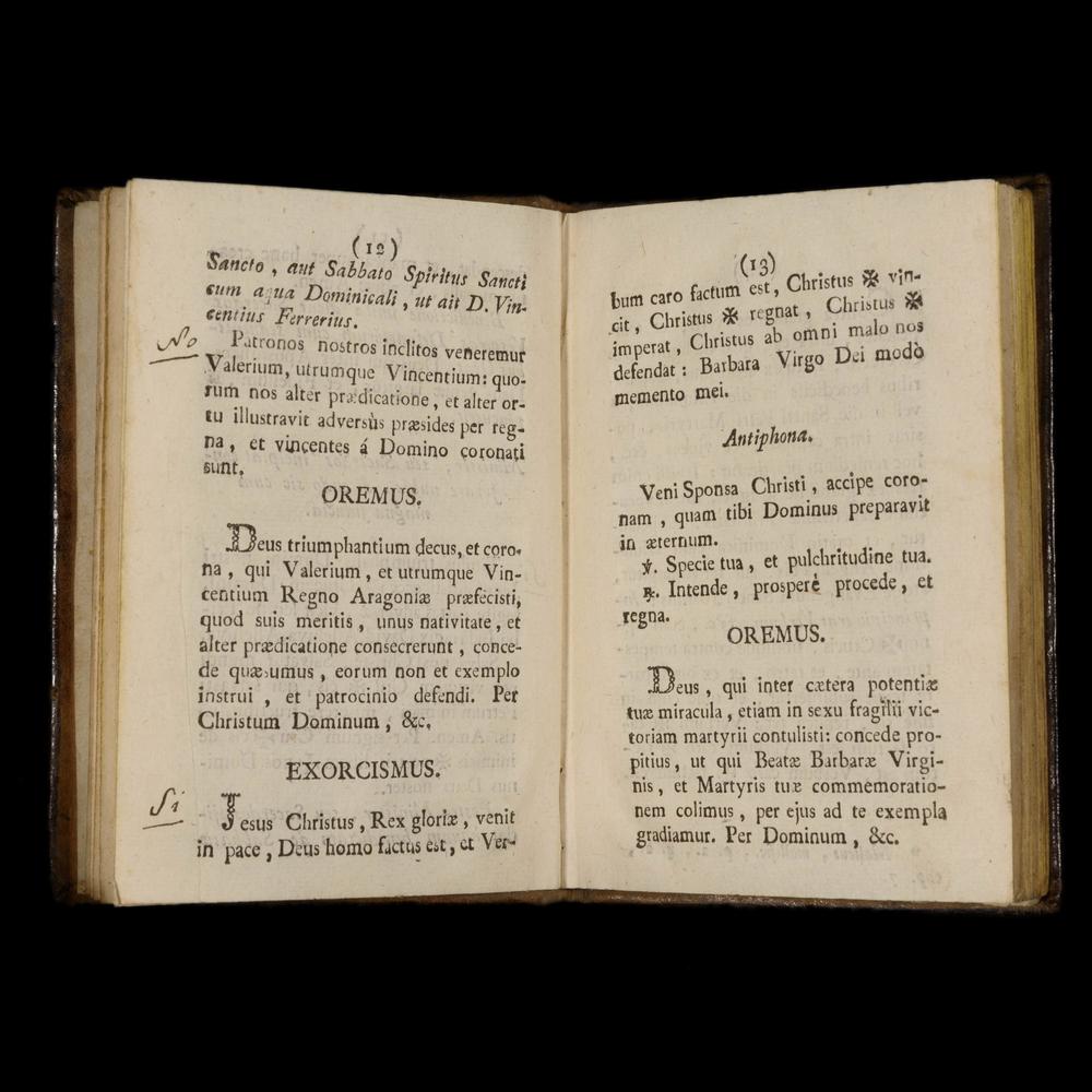 FASCICULUS EXORCISMORUM - RELICS