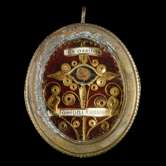 FIRST-CLASS RELIC OF JOSEPH COTTOLENGO - RELICS