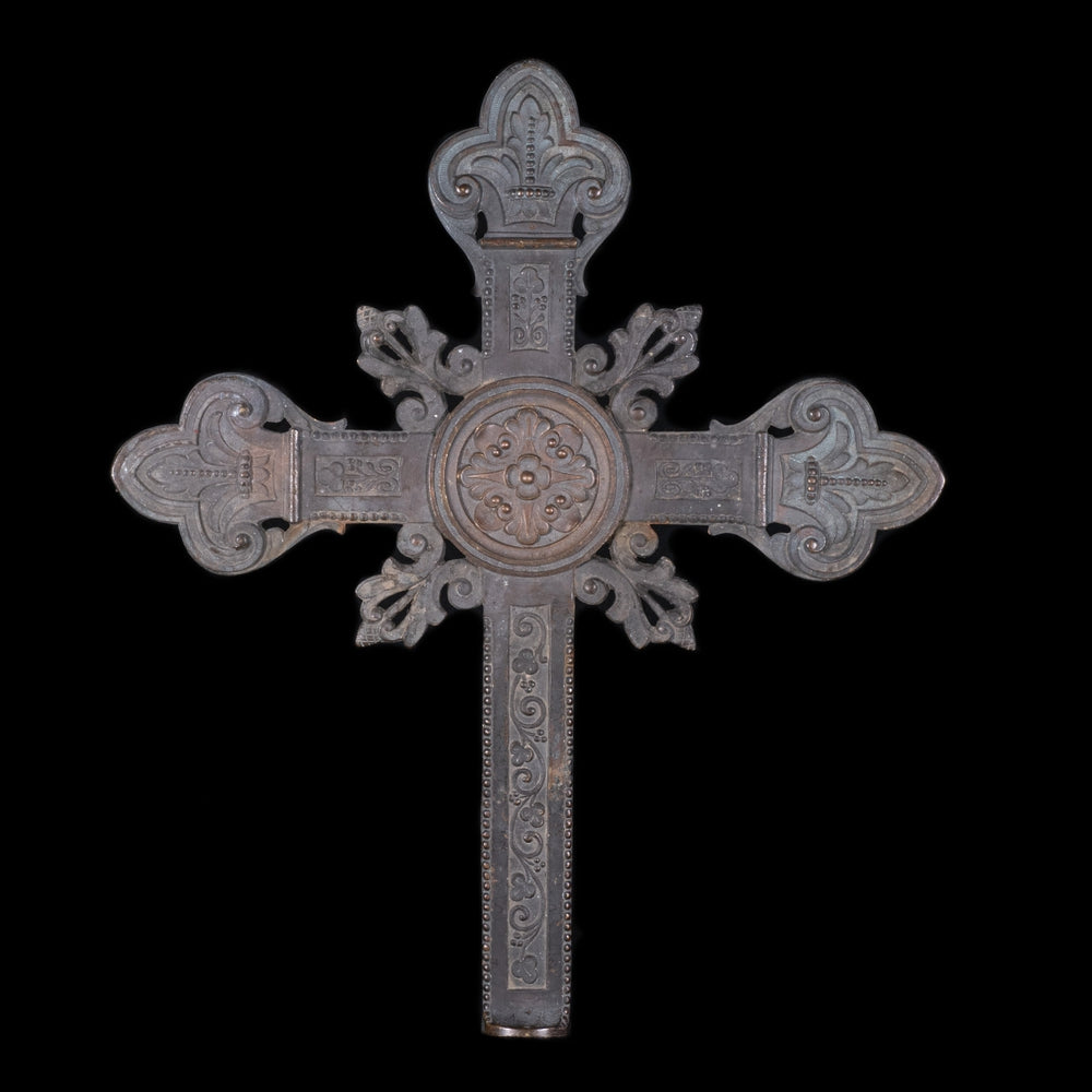 FUNERAL CROSS OF CEMETERY - RELICS