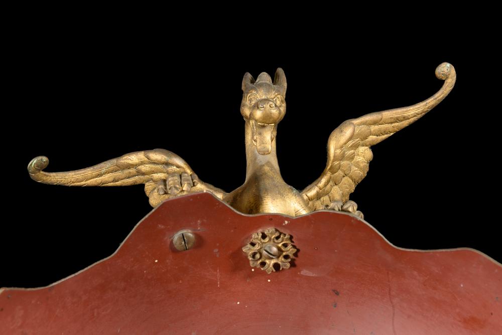 GRAND GRIFFON ART NOUVEAU AVEC VASQUE FANTASTIQUE - RELICS