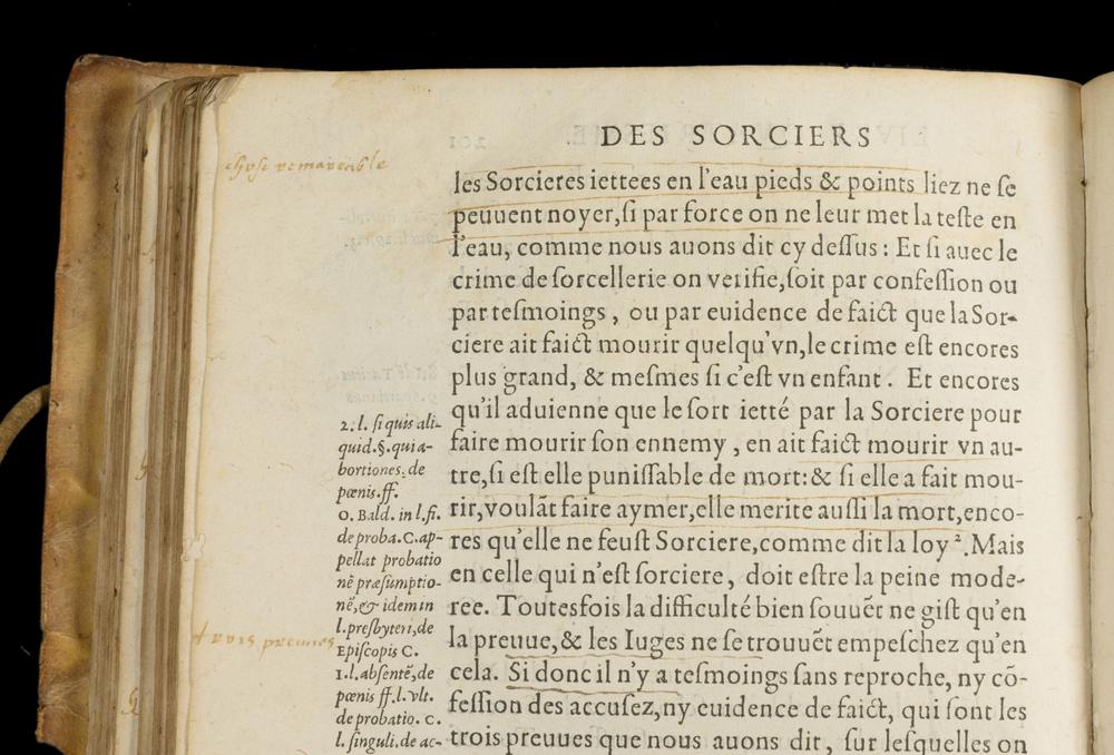 JEAN BODIN – LA DÉMONOMANIE DES SORCIERS 1580 – Traité de chasse aux sorcières - RELICS