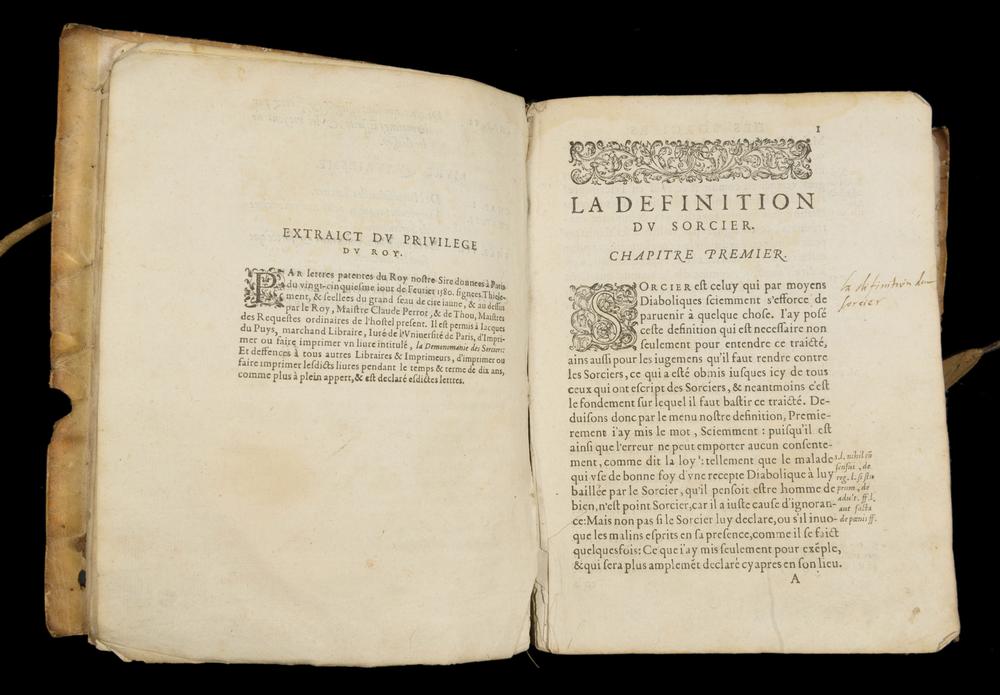 JEAN BODIN – LA DÉMONOMANIE DES SORCIERS 1580 – Traité de chasse aux sorcières - RELICS