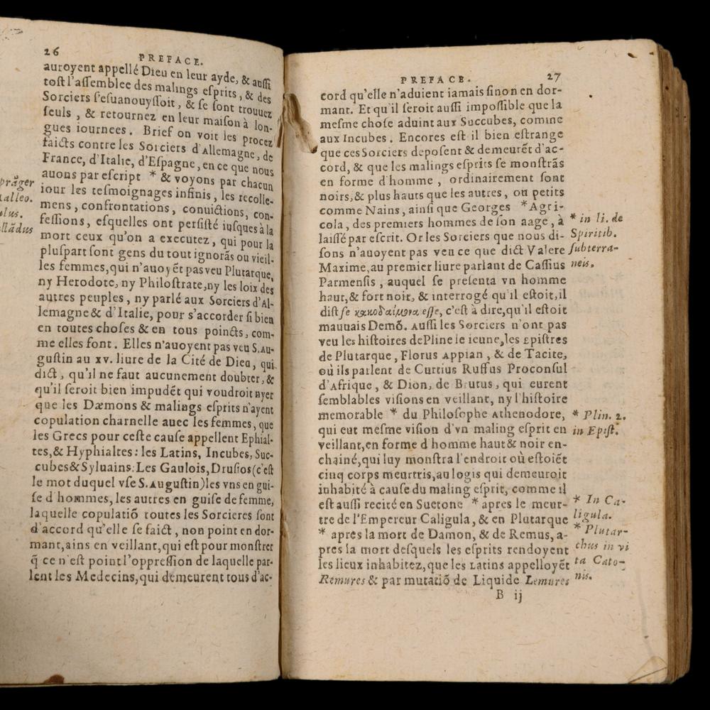 JEAN BODIN – LA DÉMONOMANIE DES SORCIERS – 1598 - Traité de chasse aux sorcières - RELICS