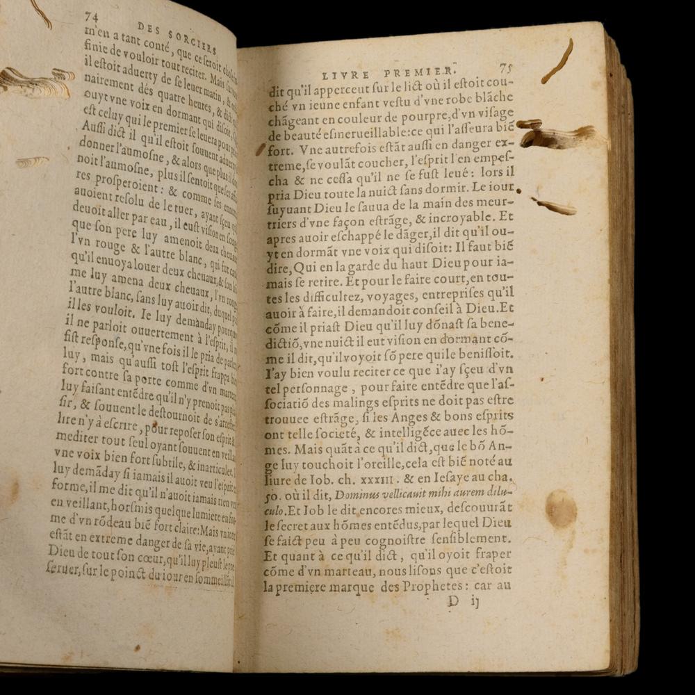 JEAN BODIN – LA DÉMONOMANIE DES SORCIERS – 1598 - Traité de chasse aux sorcières - RELICS