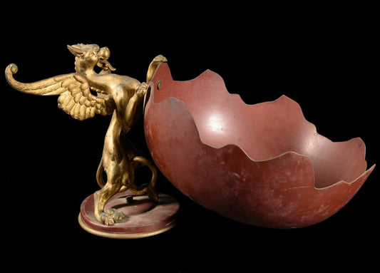 LARGE GRIFFIN WITH FANTASTIC BASIN - RELICS