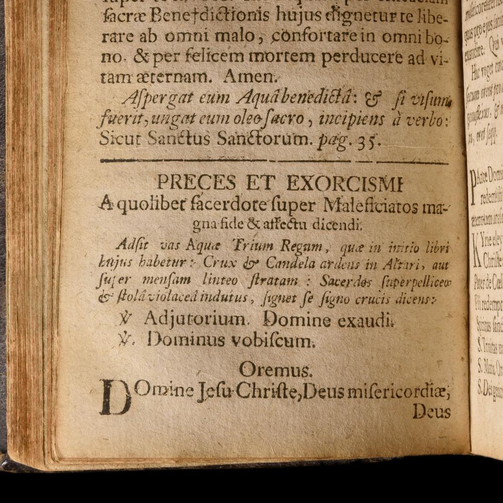 Libellus Infirmorum – Exorcismes 1737 - RELICS