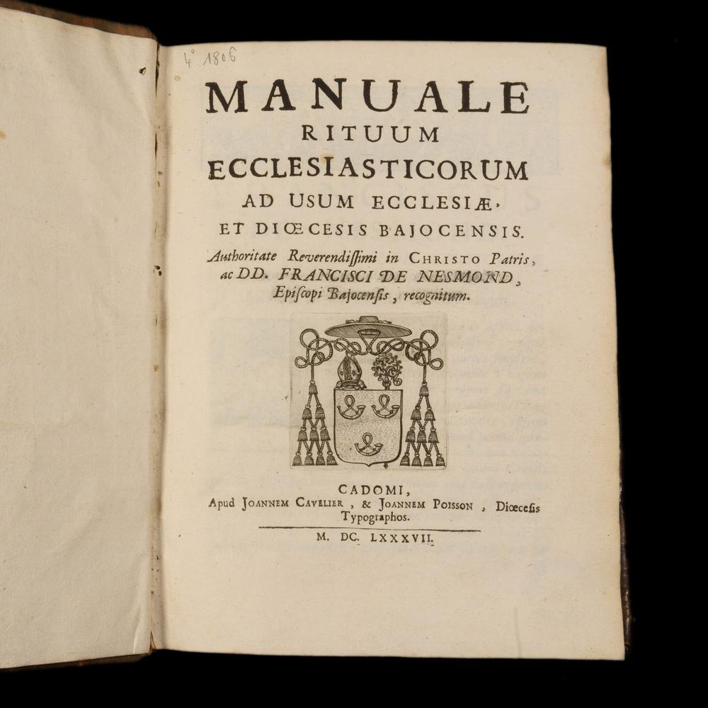 MANUALE RITUUM ECCLESIASTICORUM - Exorcismes 1687 - RELICS