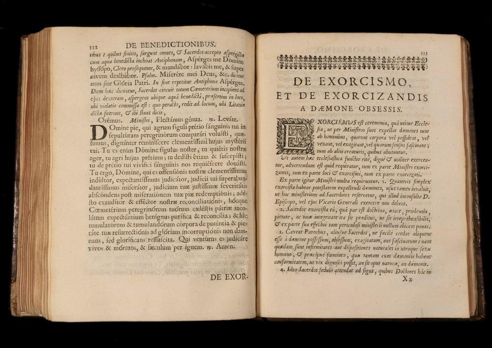 MANUALE RITUUM ECCLESIASTICORUM - Exorcismes 1687 - RELICS