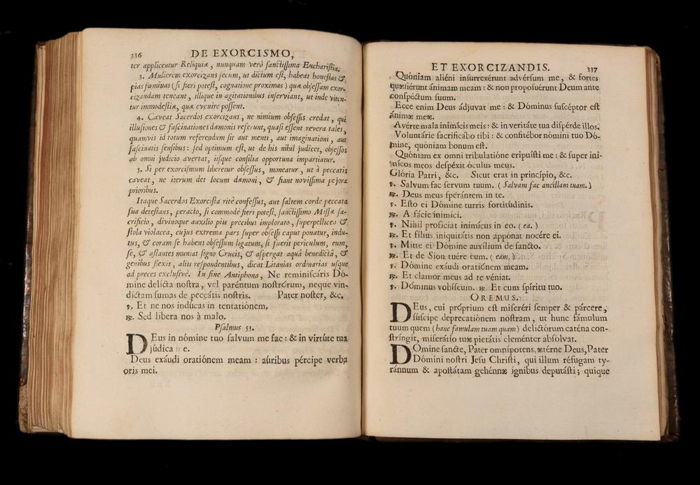 MANUALE RITUUM ECCLESIASTICORUM - Exorcismes 1687 - RELICS