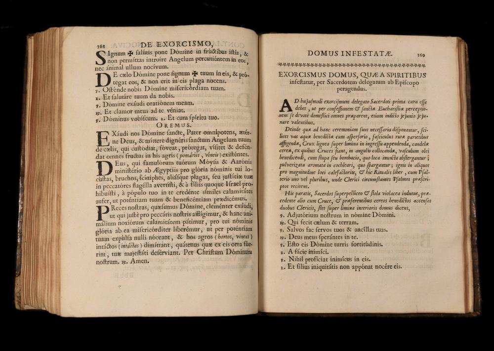 MANUALE RITUUM ECCLESIASTICORUM - Exorcismes 1687 - RELICS