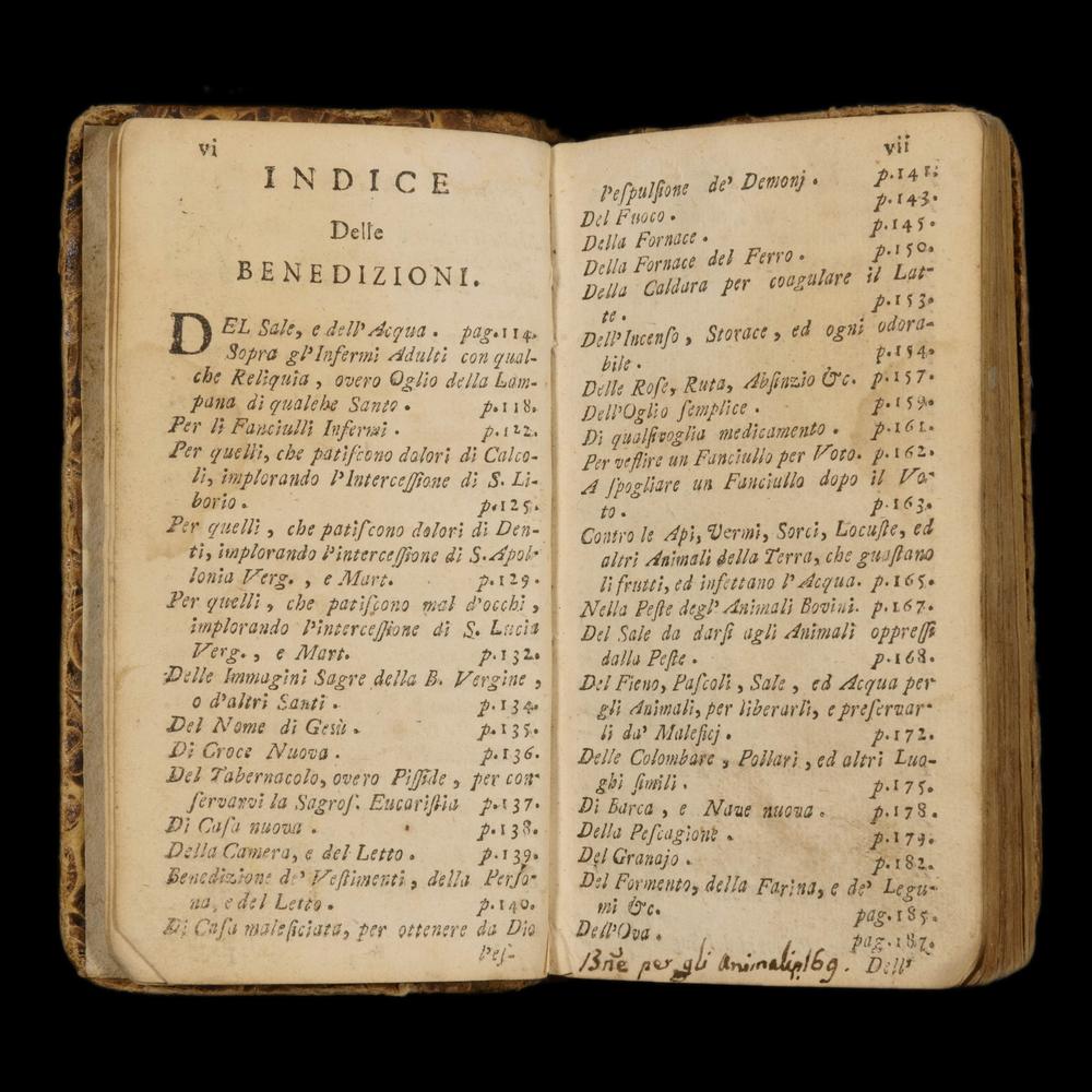 MANUEL DE RITES ET D’EXORCISMES DU XVIIIᵉ SIÈCLE, sous contrôle de l'INQUISITION - RELICS