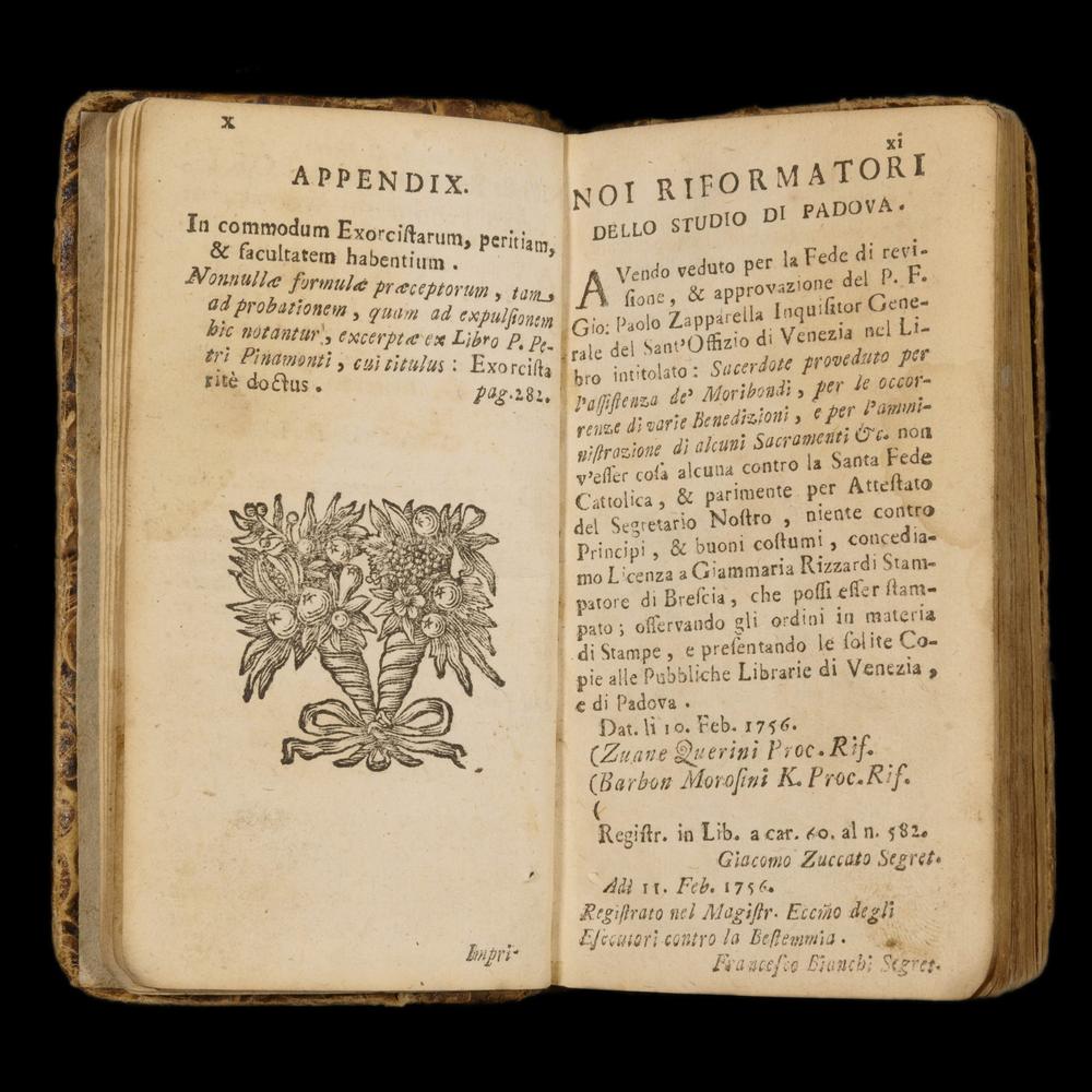 MANUEL DE RITES ET D’EXORCISMES DU XVIIIᵉ SIÈCLE, sous contrôle de l'INQUISITION - RELICS