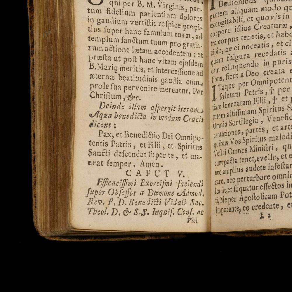 MANUEL DE RITES ET D’EXORCISMES DU XVIIIᵉ SIÈCLE, sous contrôle de l'INQUISITION - RELICS