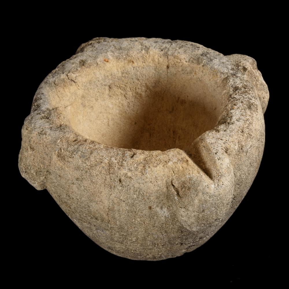MEDIEVAL STONE MORTAR, 13TH–15TH CENTURY - RELICS
