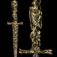 OCCULT RITUAL DAGGER WITH DEVIL, SKULLS AND OWL – 19TH CENTURY - RELICS