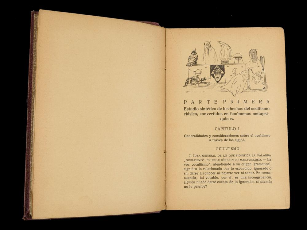 OCCULTISME SCIENTIFIQUE & MÉTAPSYCHIQUE — TRAITÉ OCCULTE ESPAGNOL, 1924 - RELICS