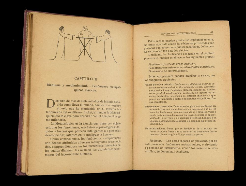 OCCULTISME SCIENTIFIQUE & MÉTAPSYCHIQUE — TRAITÉ OCCULTE ESPAGNOL, 1924 - RELICS