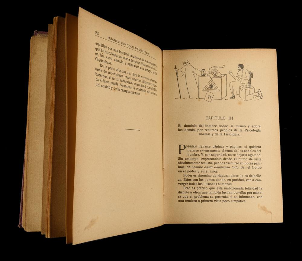 OCCULTISME SCIENTIFIQUE & MÉTAPSYCHIQUE — TRAITÉ OCCULTE ESPAGNOL, 1924 - RELICS