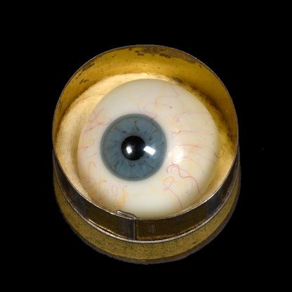 OEIL DE VERRE ANCIEN - RELICS