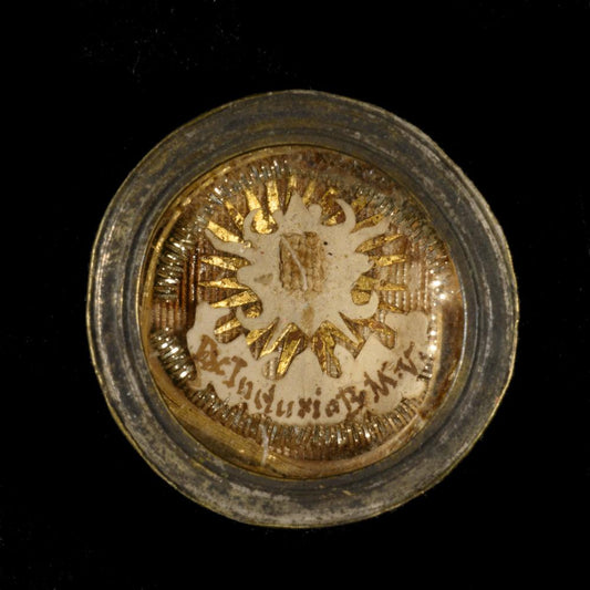 RARE 18TH-CENTURY RELIQUARY — RELIC OF THE GARMENT OF THE VIRGIN MARY - RELICS