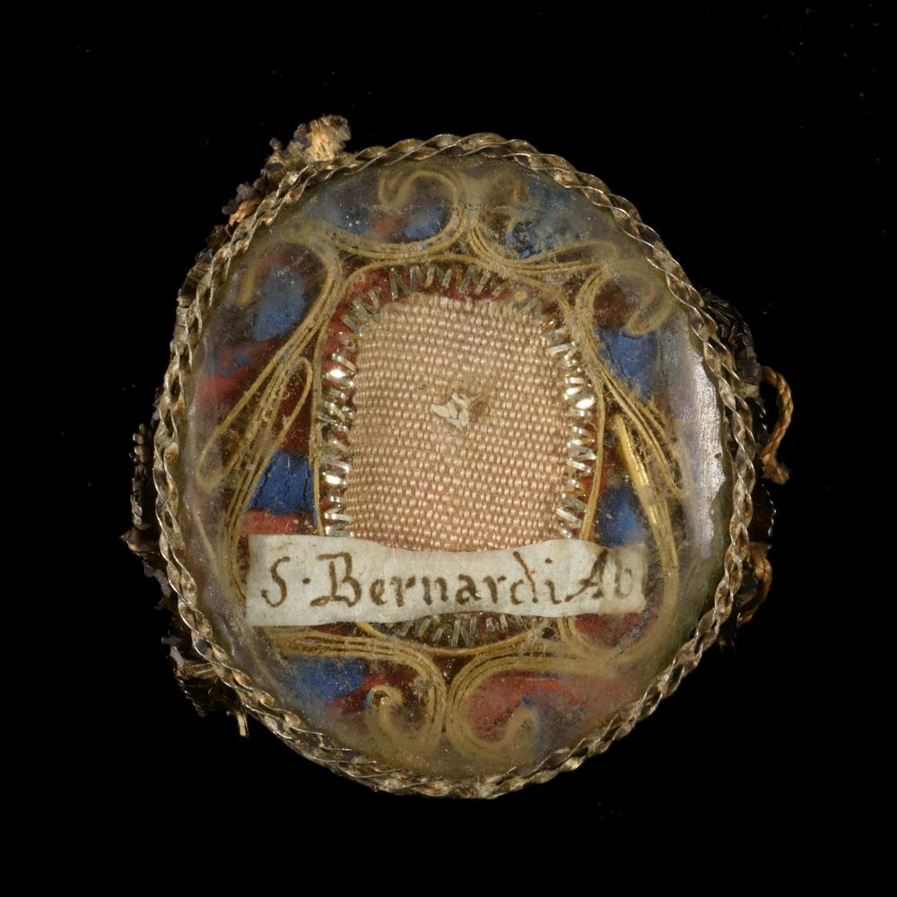 RARE RELIQUARY OF SAINT BERNARD ABBOT - RELICS