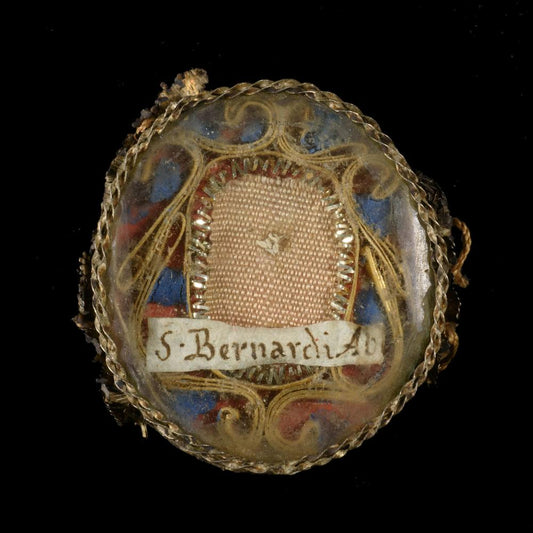 RARE RELIQUARY OF SAINT BERNARD ABBOT - RELICS