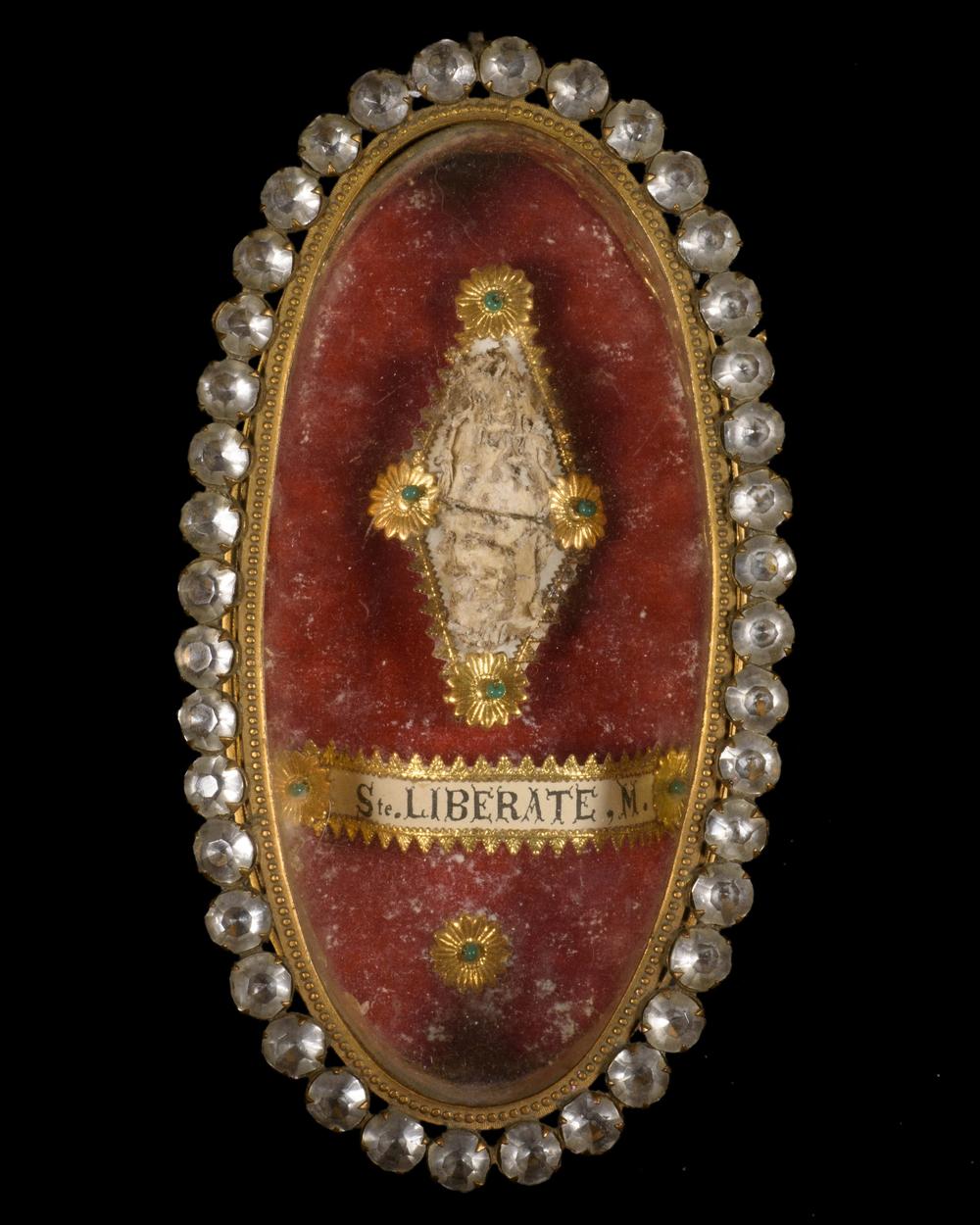 RELIC OF SAINT LIBERATA WITH DOCUMENT - RELICS