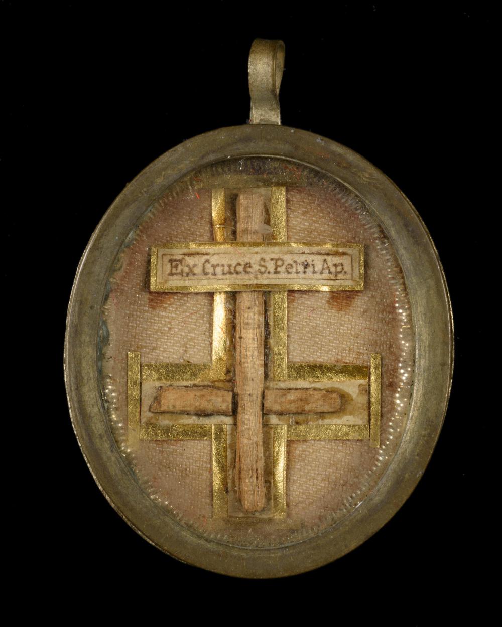 RELIC OF THE CROSS OF SAINT PETER - RELICS