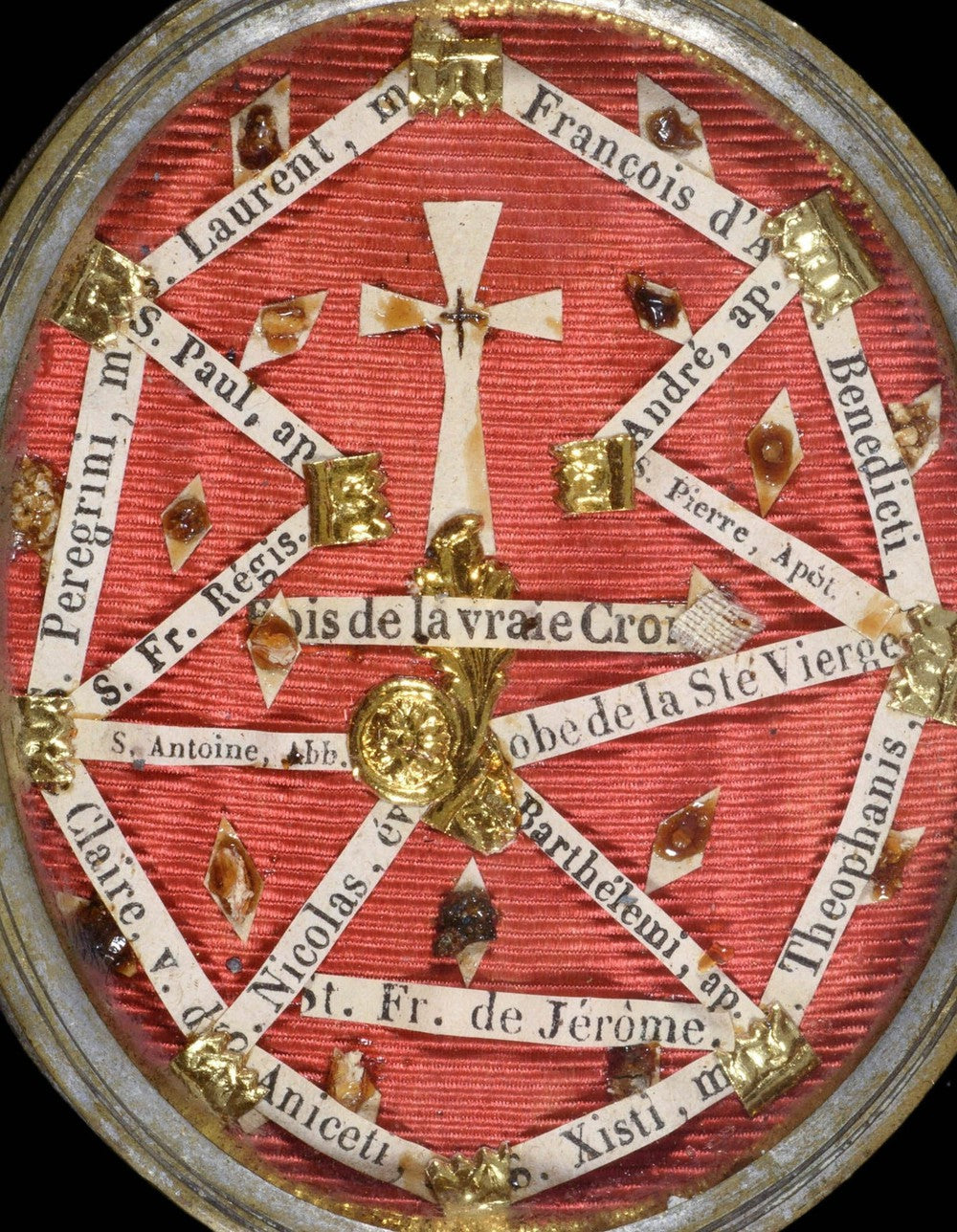 RELIQUARY, RELIC OF THE TRUE CROSS AND 17 SAINTS | RELICS